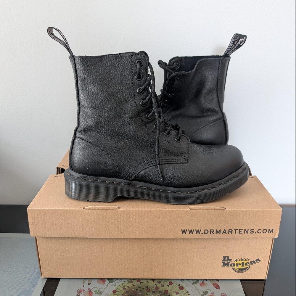 Dr Martens 1460 Pascal Mono Lace Up Boots